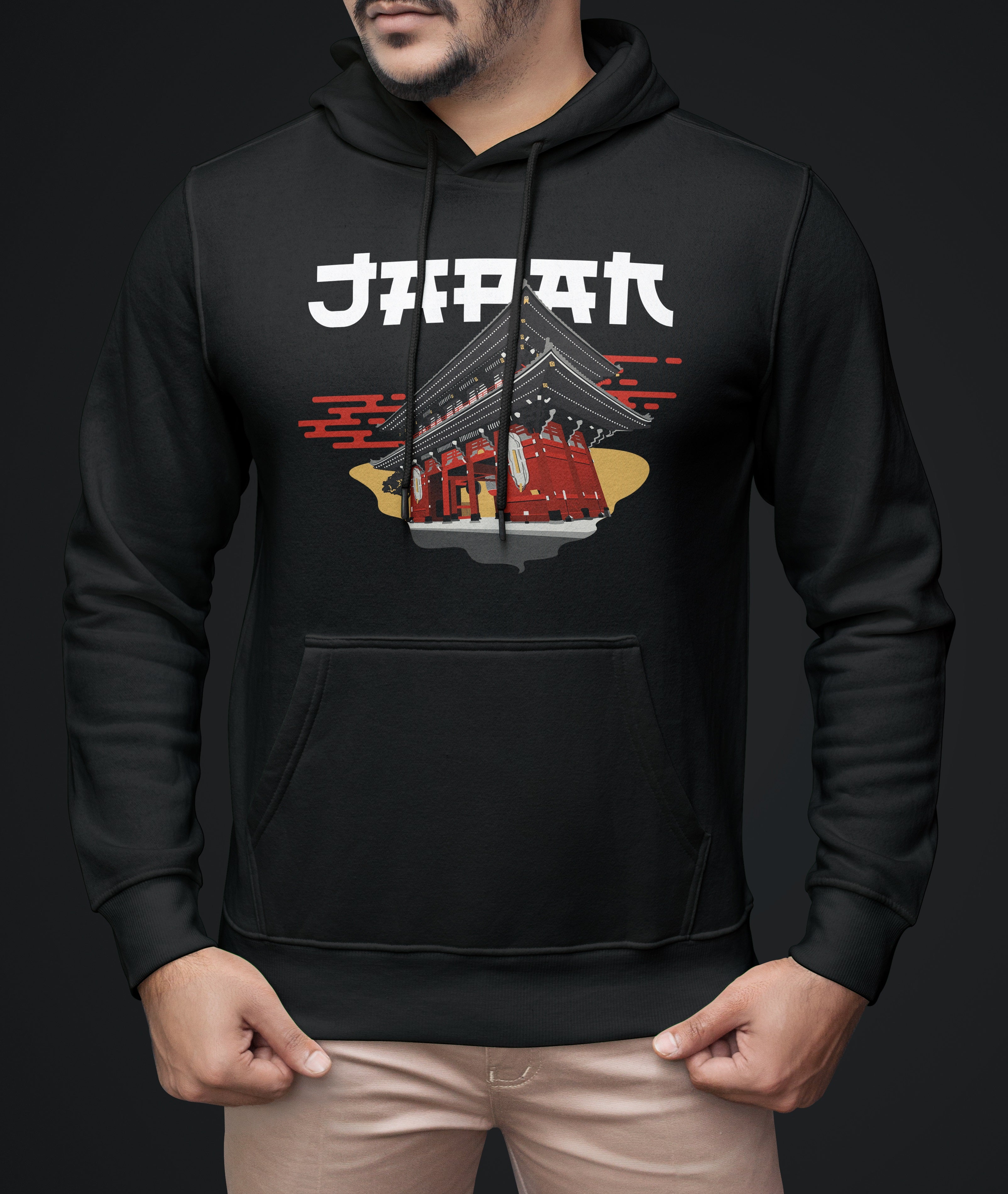 Japanese Edition Wave Art Hoodie – Premium Winter Collection