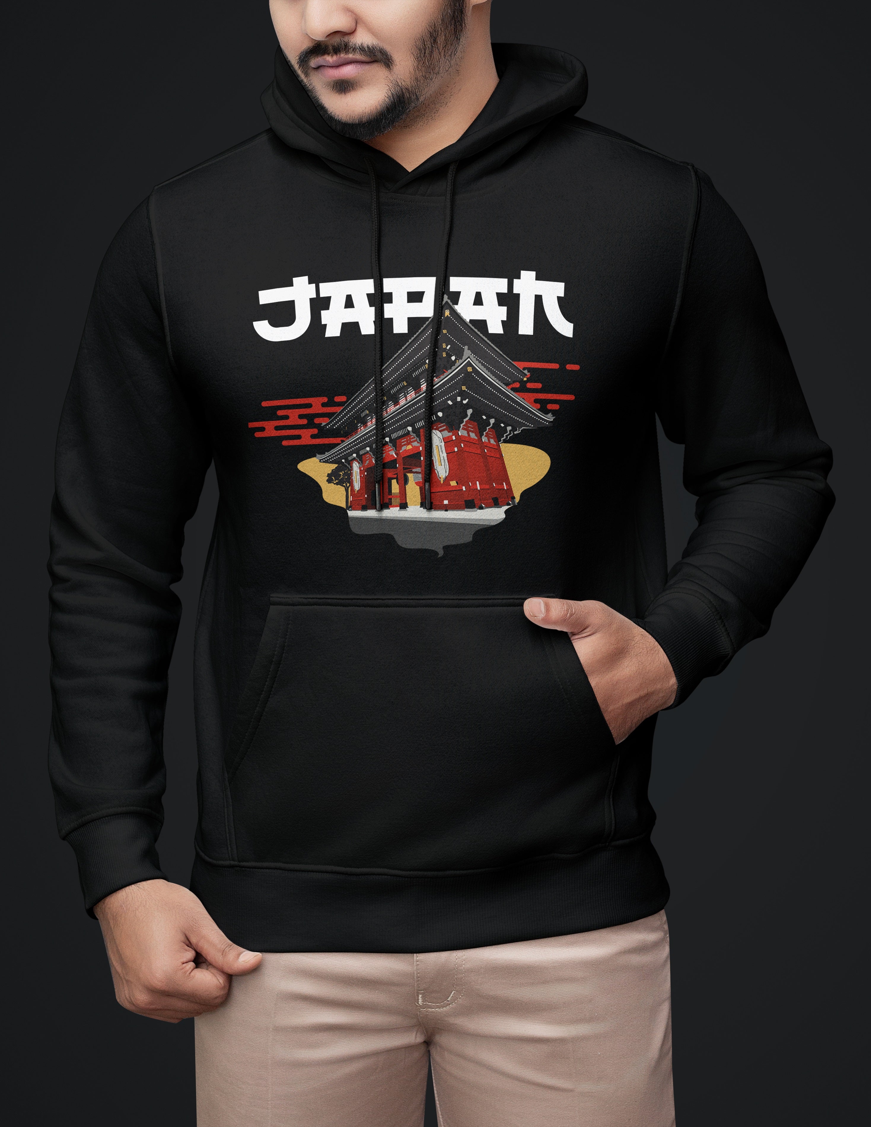 Japanese Edition Wave Art Hoodie – Premium Winter Collection