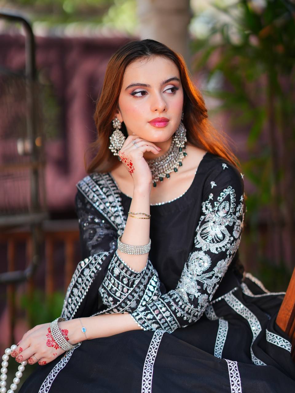 Designer Velvet Lehenga Choli with Thread & Sequin Work – Viscos Velvet with Georgette Dupatta